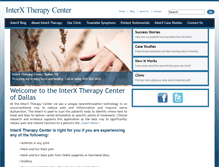 Tablet Screenshot of interxtherapycenter.com